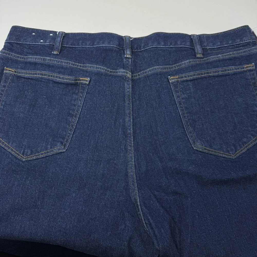 Banana‎ Republic Jeans Mens 42x32 Dark Wash Straight Leg Stretch Denim Pants